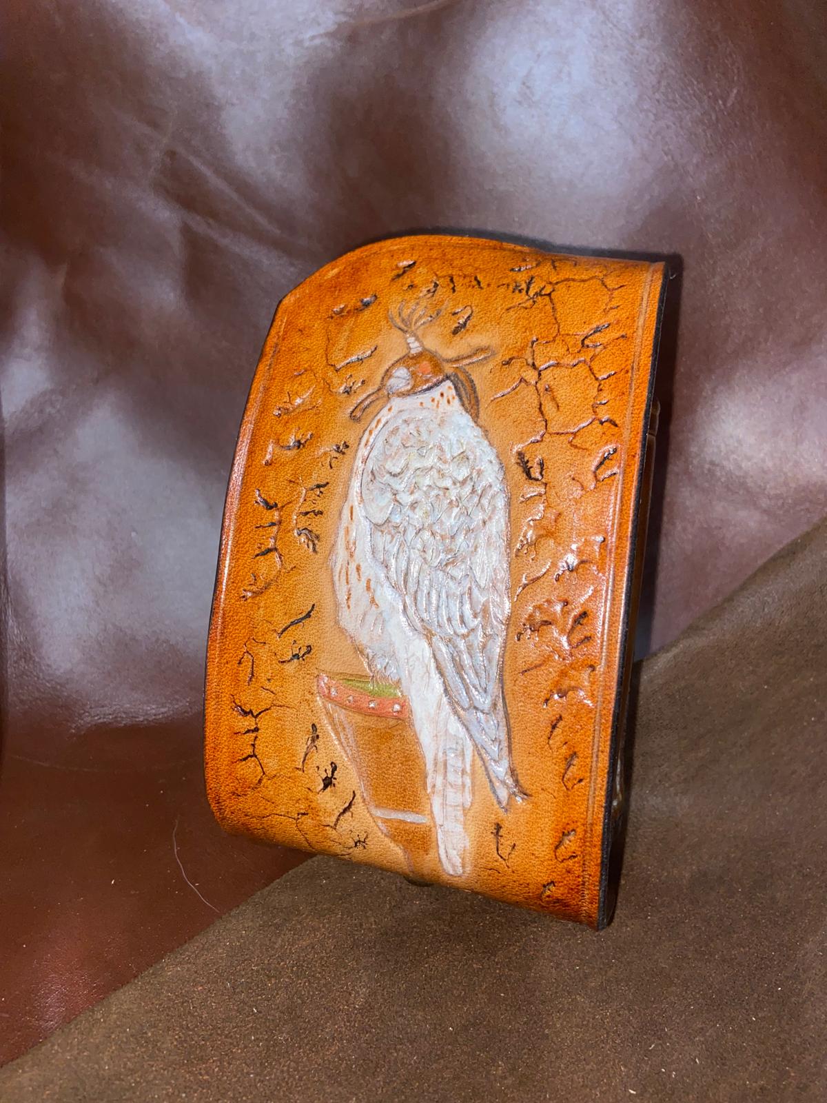 Porte émetteur de fauconnerie