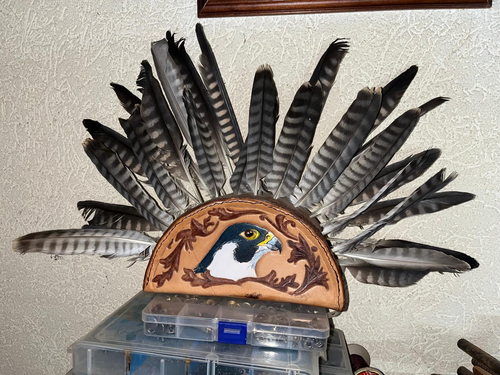 Porte plume fauconnerie - BV Cuir