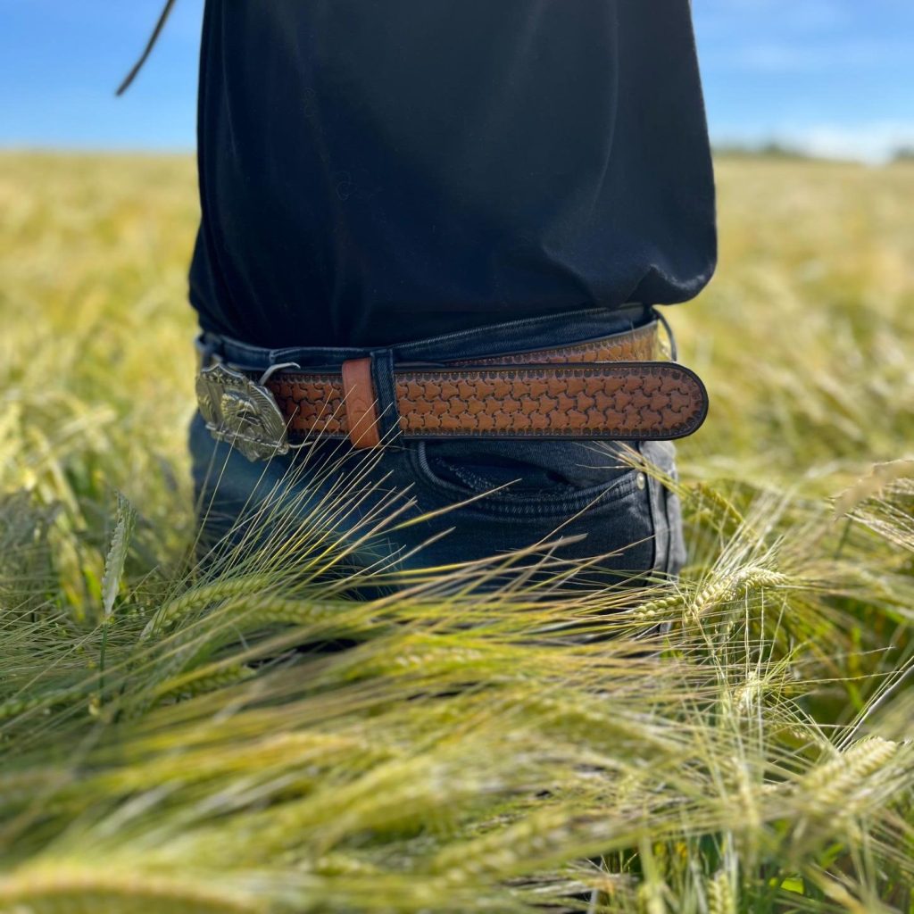 Ceinture repoussé BV Cuir